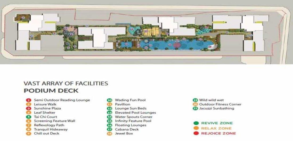 seasons avenue - podium facilities