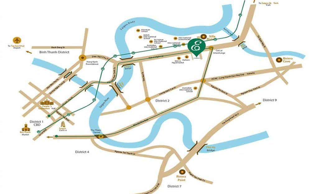 Estella Heights Location Map
