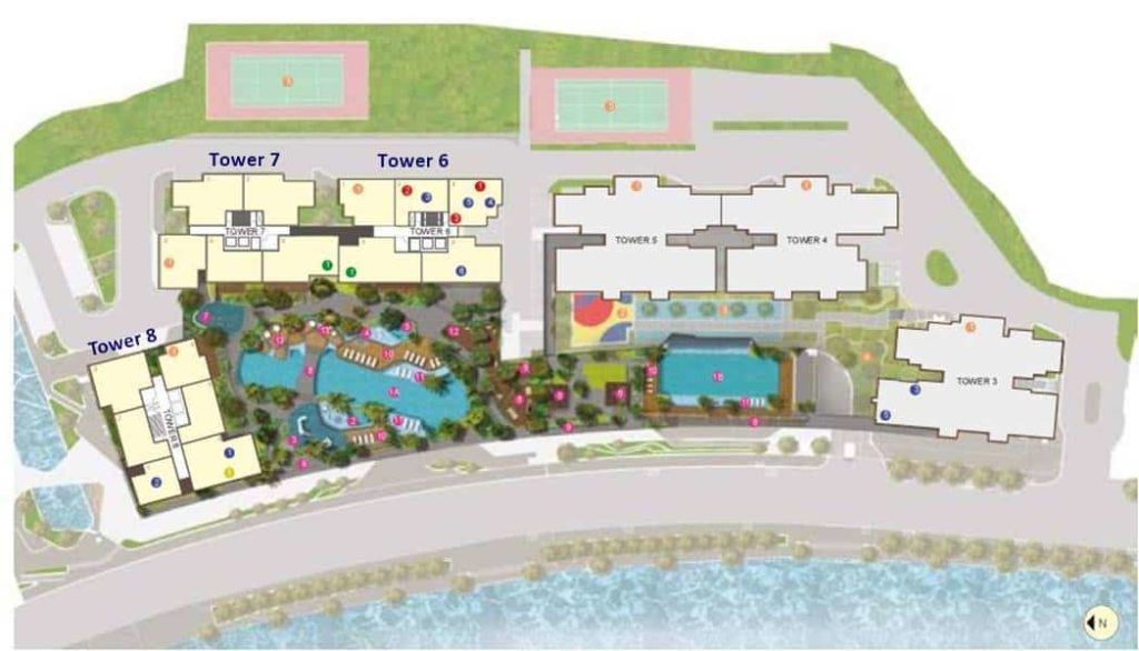The View Riviera Point - Site Plan