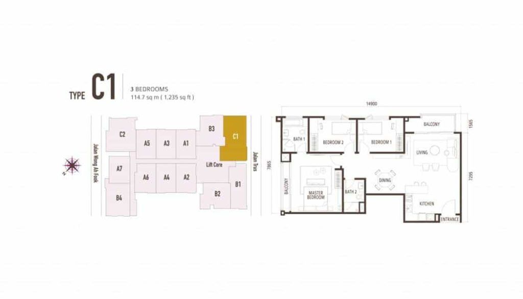 Suasana Iskandar Malaysia - 3 BR Type C1