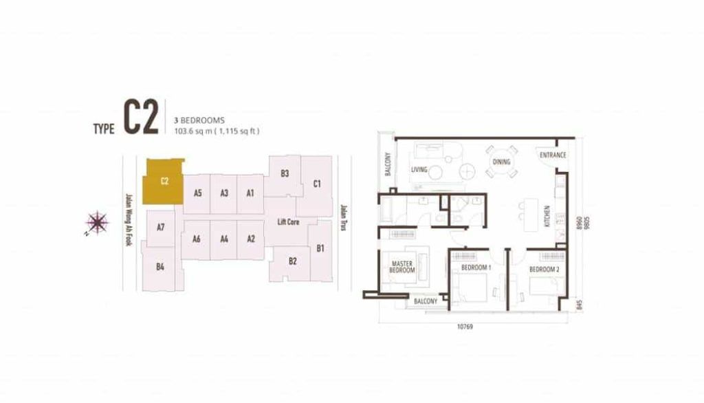 Suasana Iskandar Malaysia - 3 BR Type C2