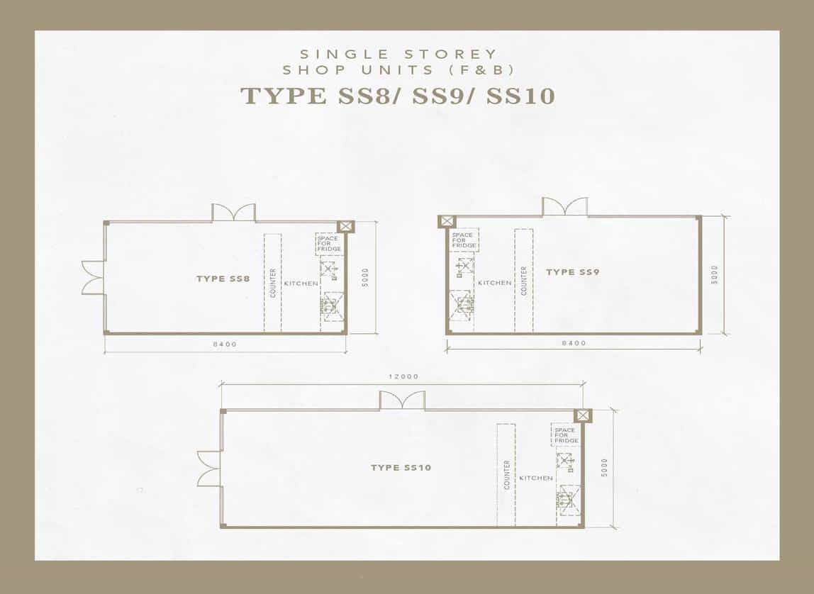 Oxley Collection - Typical Shops Floor Plan
