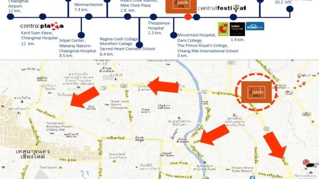 DCondo Ping - Location Map