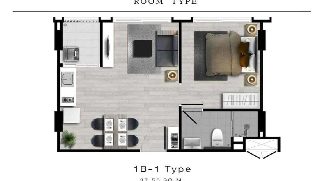 DCondo Ping - 1 Bedroom