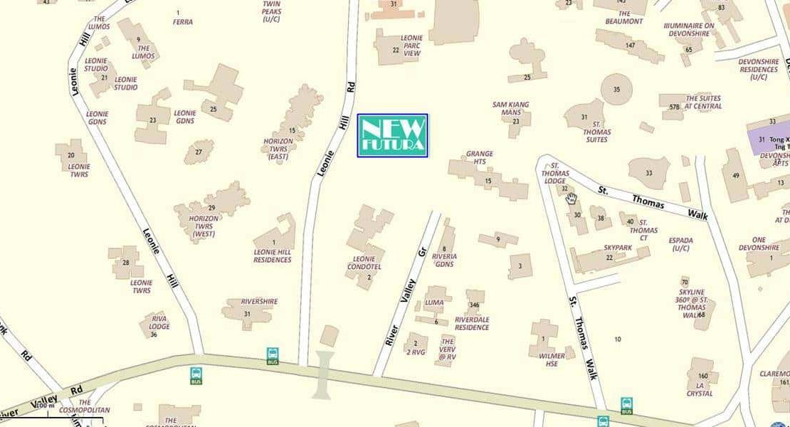 New Futura - Location Map