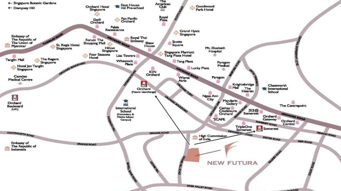 New Futura - Location Map