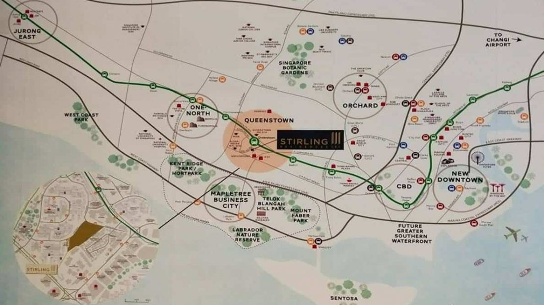 Stirling Residences - Location Map