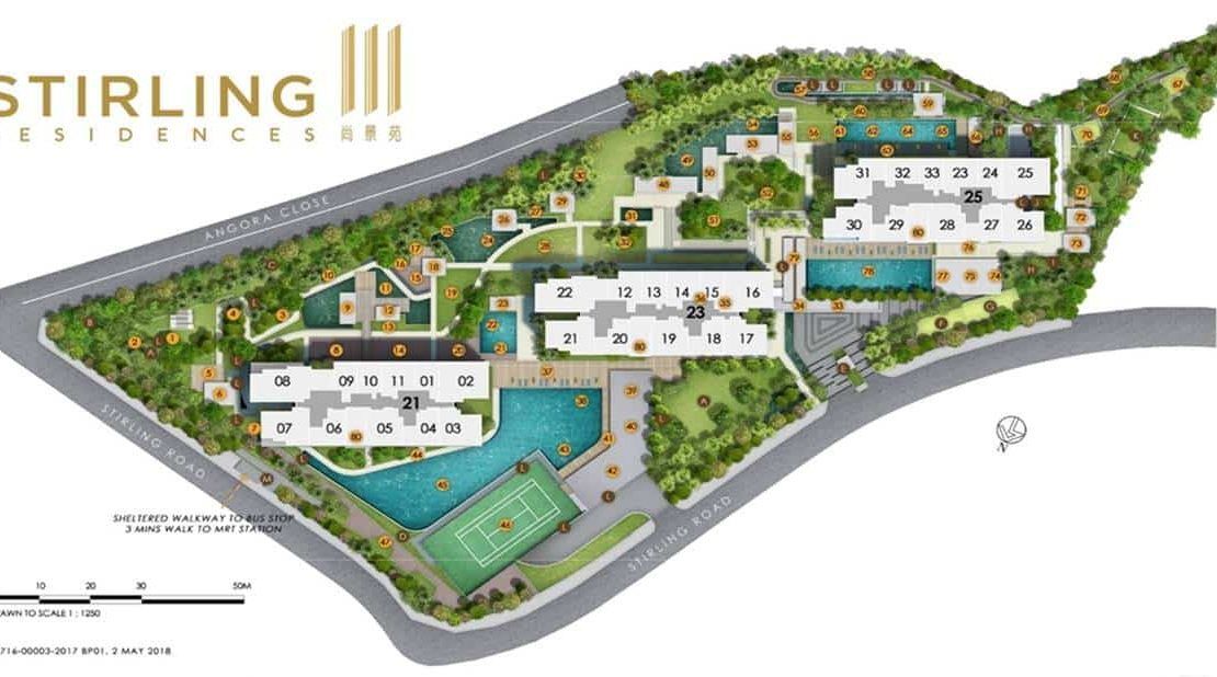 Stirling Residences Site Plan