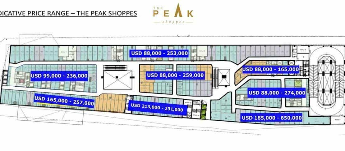 The Peak Shoppes - Price Guide