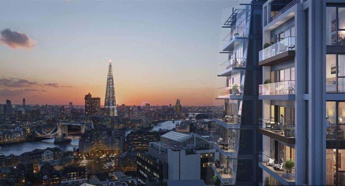 Cashmere Wharf - London Evening View