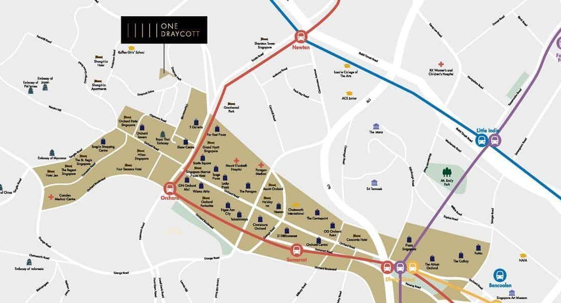 One Draycott - location map 2