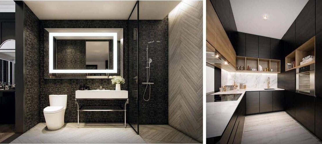 SO Sofitel Residences - Kitchen & Bathroom