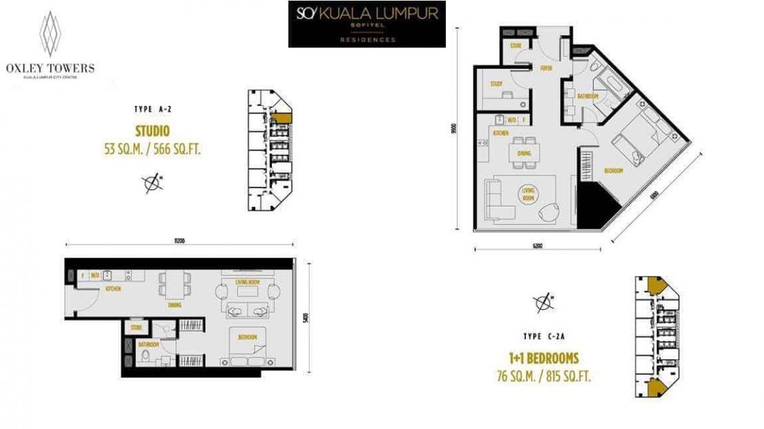 SO Sofitel Residences - Studio & 1 +S BR