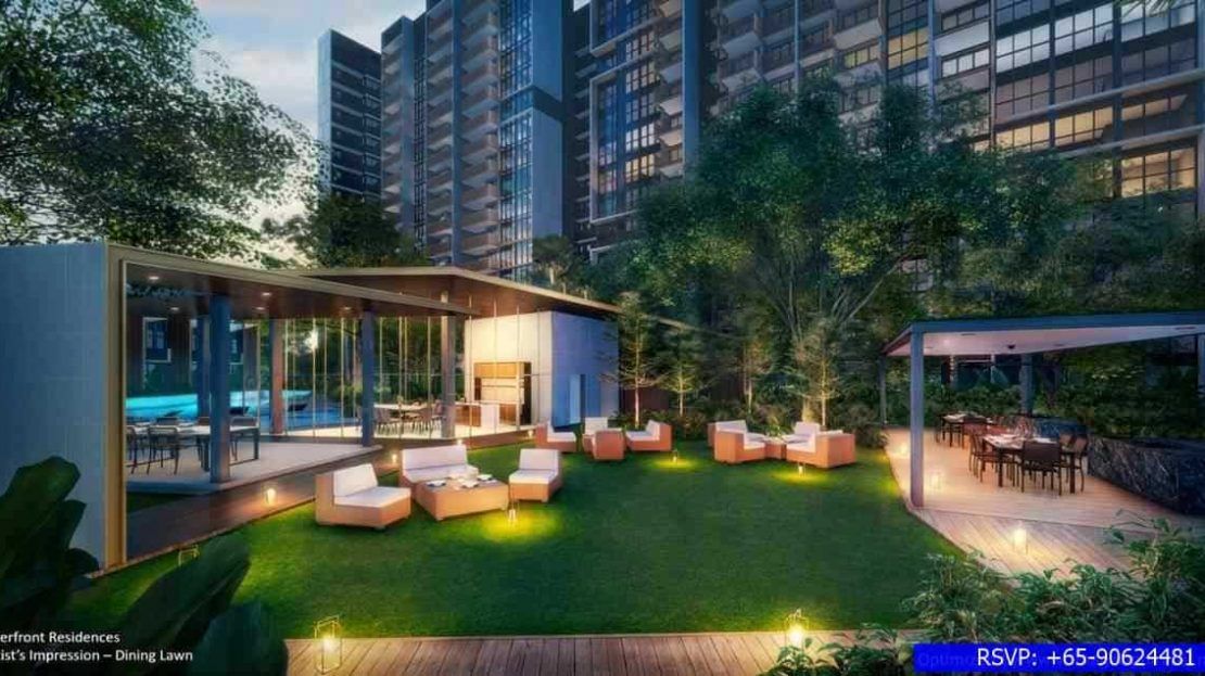Riverfront Residences - Dining Lawn