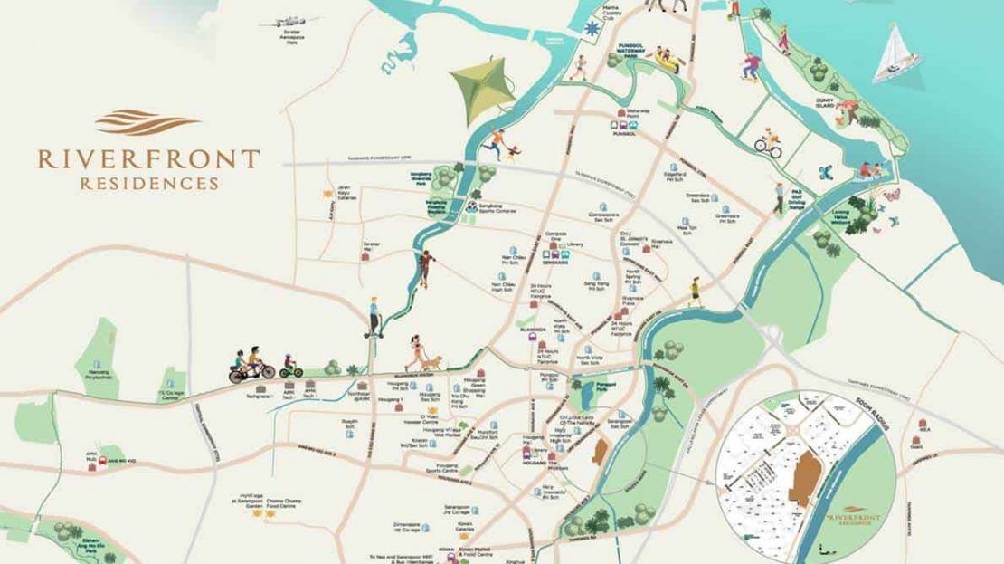 Riverfront Residences -Location Map