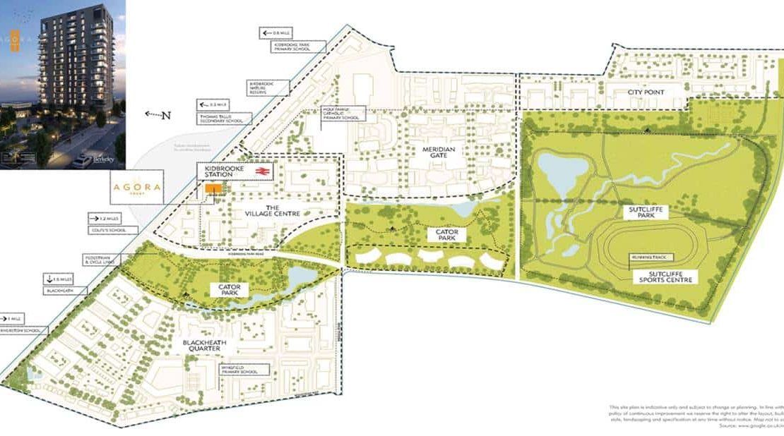 Agora Court - Kidbrooke Village Site Plan