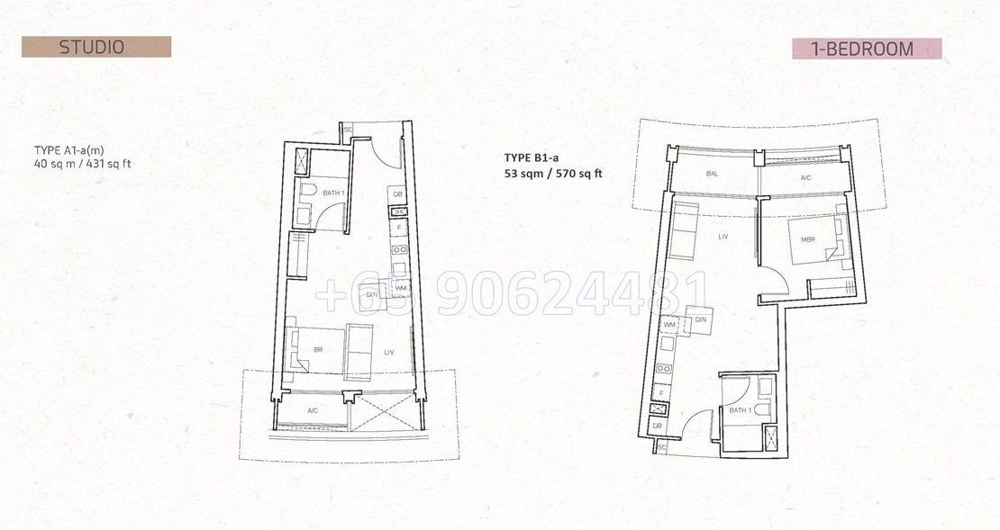 One Pearl Bank Studio & 1 BR
