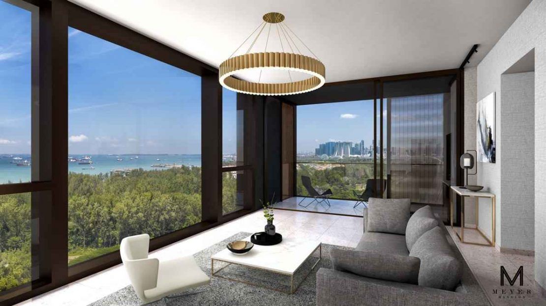 Meyer Mansion - Type C4 living room
