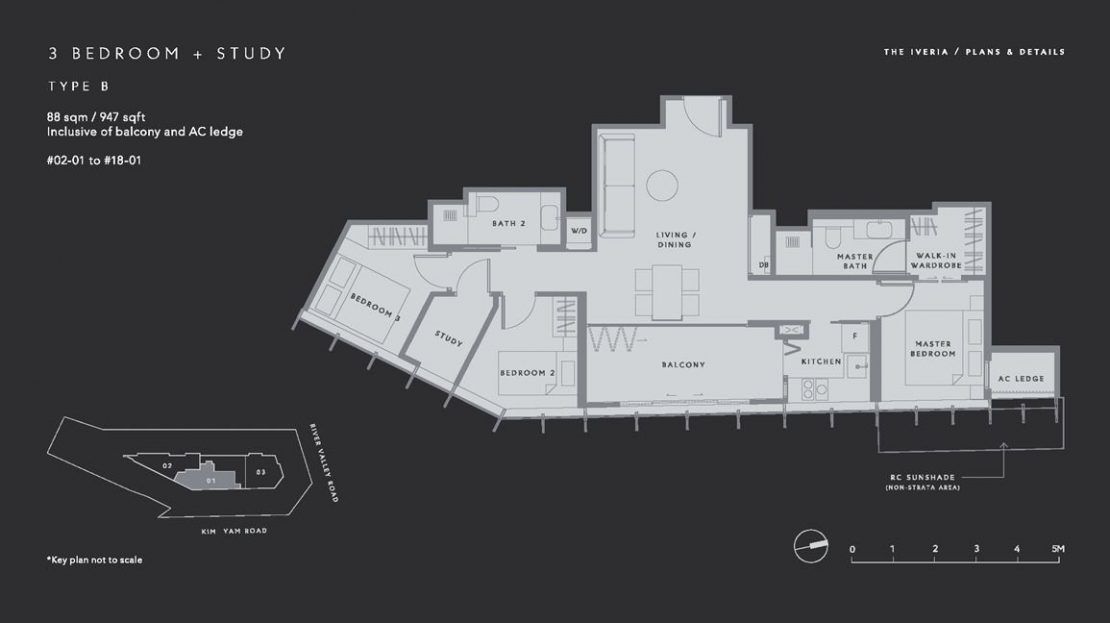 The Iveria 3 BR +Study Type B