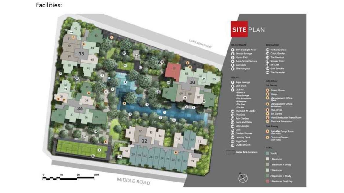 The M - Site Plan