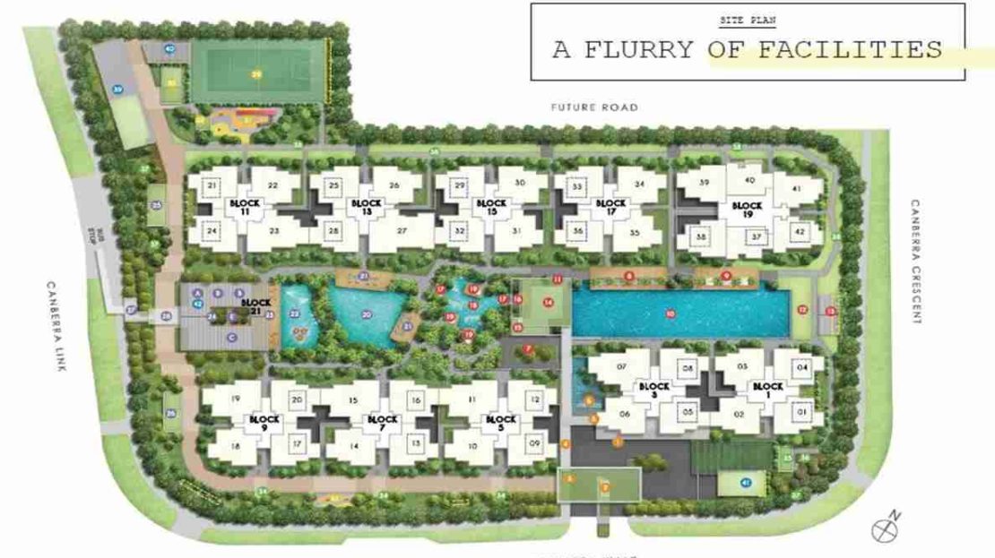 Parc Canberra - site plan