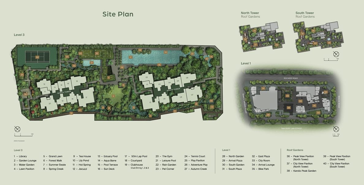 Midtown Modern Site Plan
