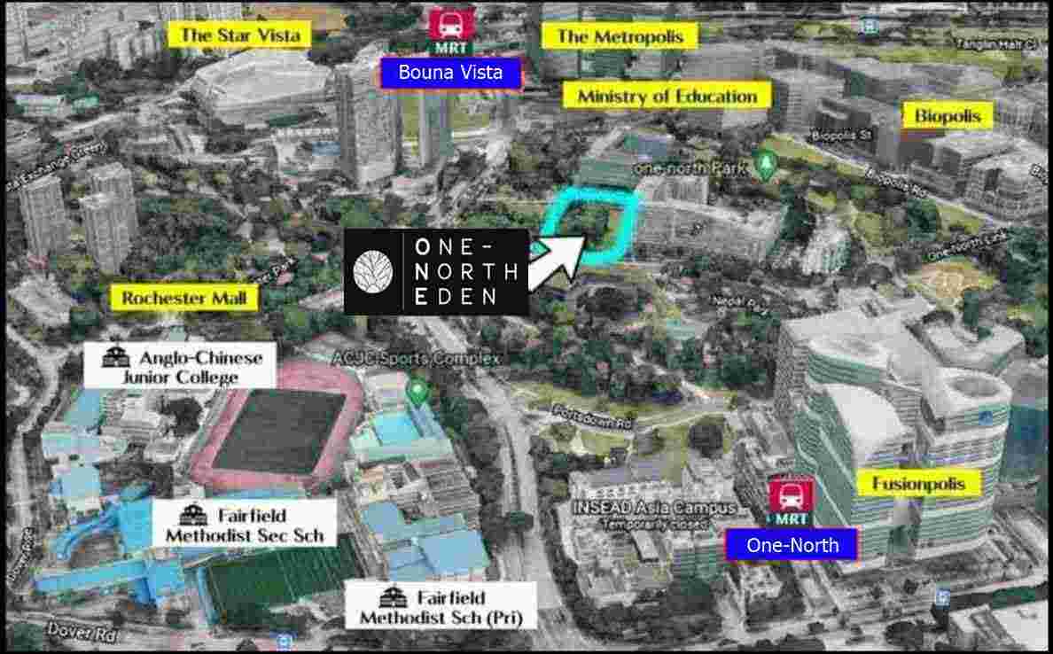 One North Eden - Location Map 1