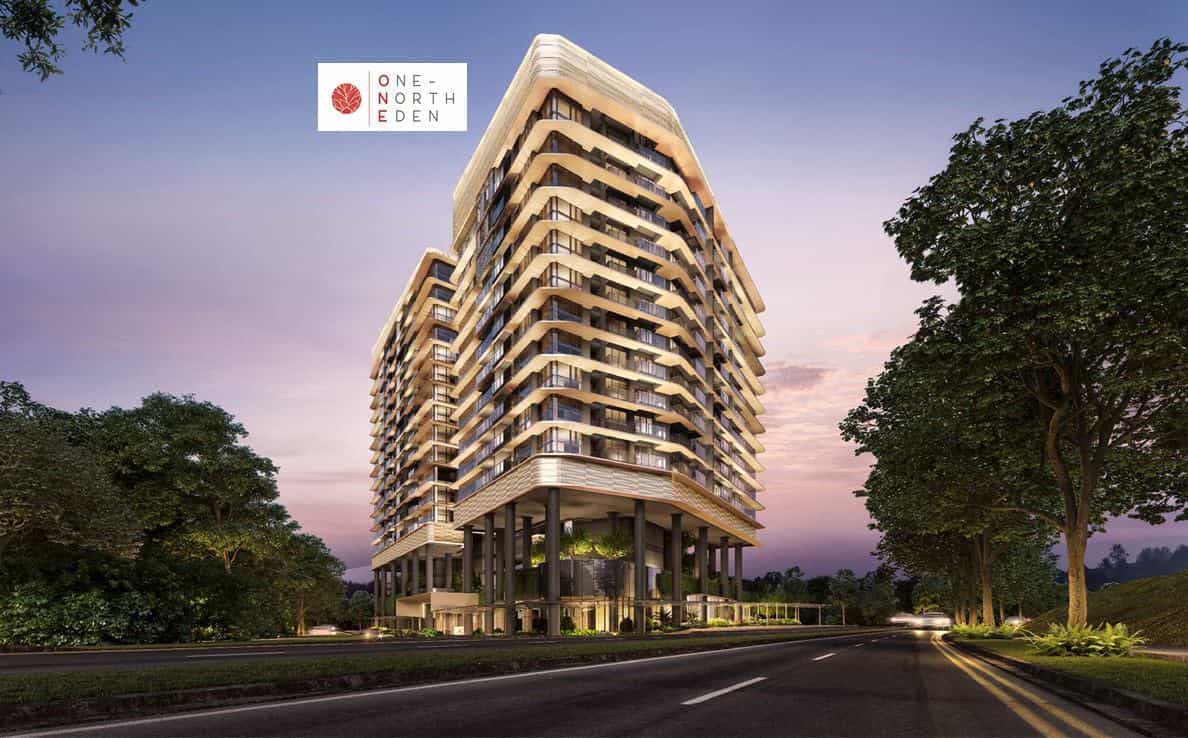 One-North Eden - Nite facade
