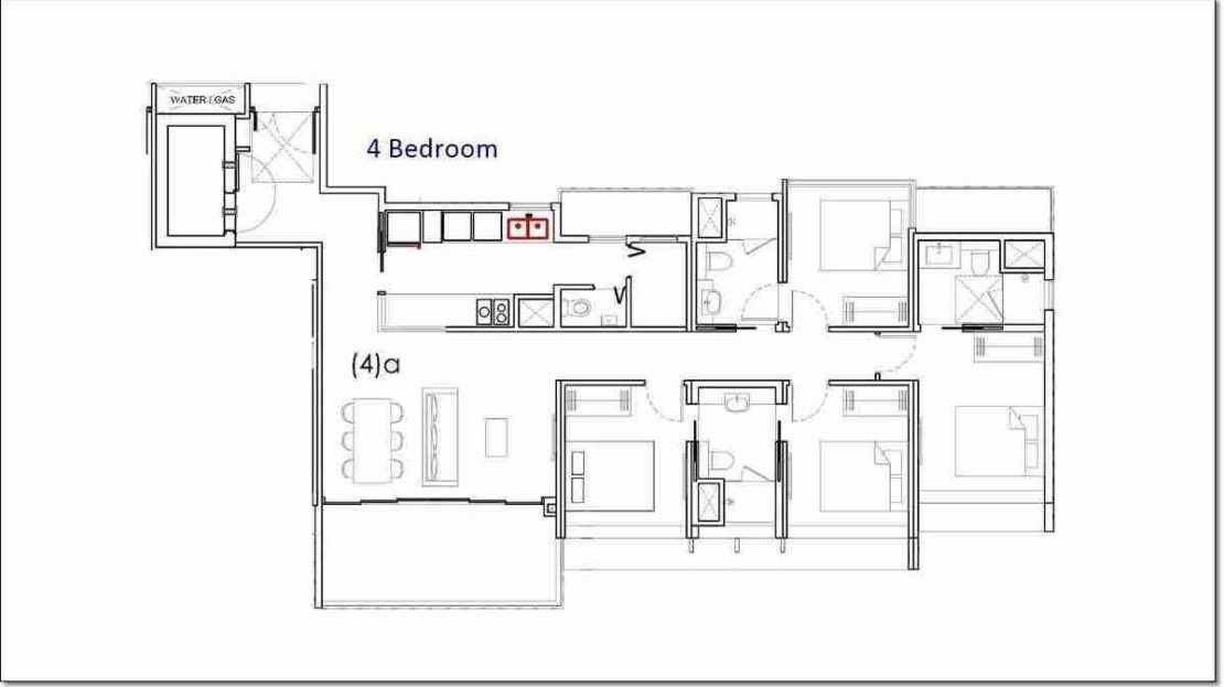 Penrose Draft 4 BR Floor Plan
