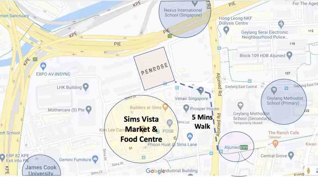 Penrose Location Map