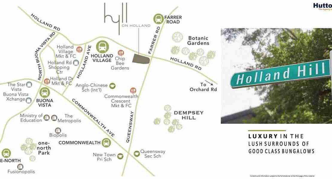 Hyll on Holland - Location Map