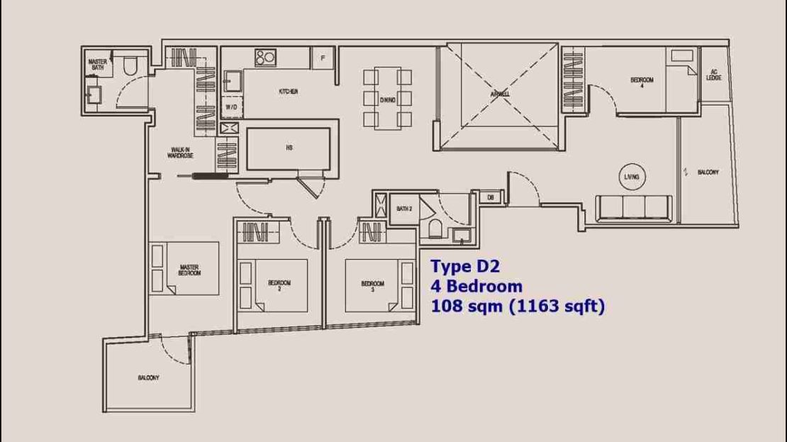 NoMa - 4 BR Type D2
