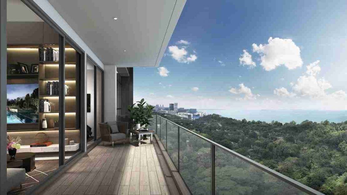 Normanton Park - Balcony View