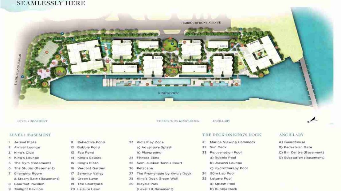 The Reef at King's Dock - Deck Facilities