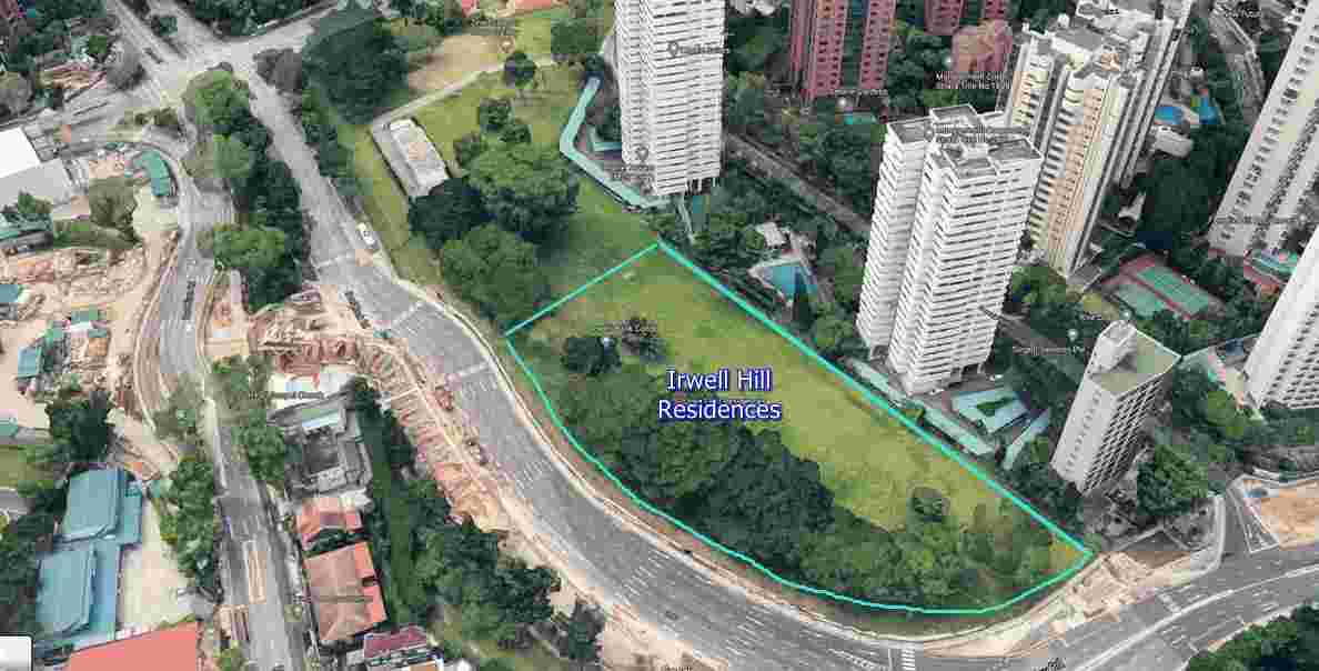 Irwell Hill Residences - Aerial view actual site 2