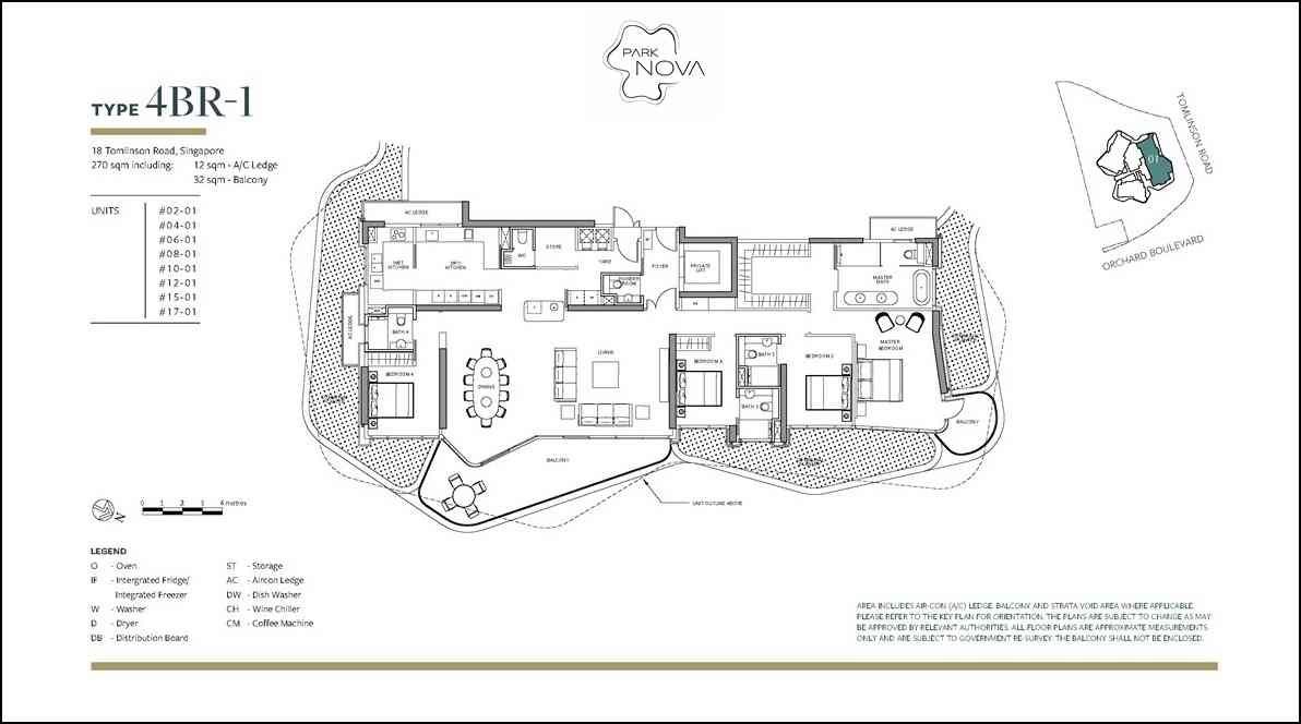 Park Nova - 4 Bedroom floor plan