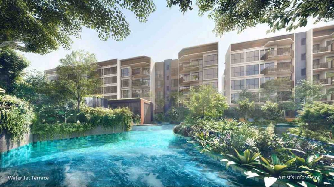 The WaterGardens - Water Jet Terrace