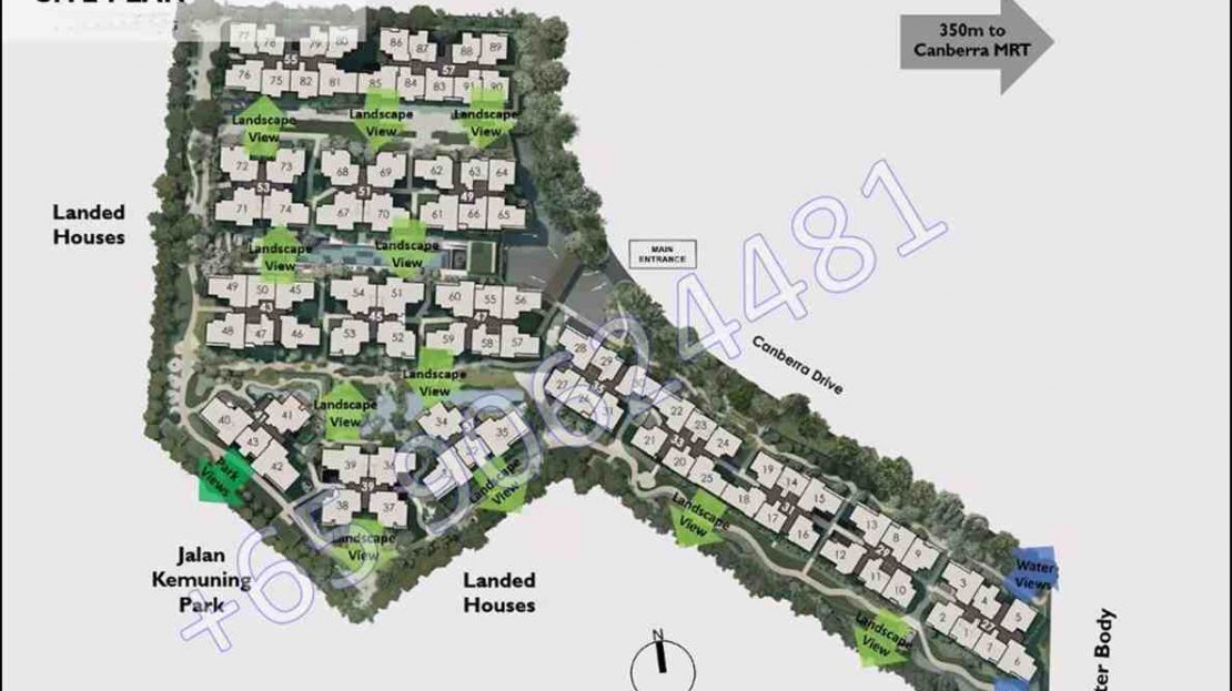 The Watergardens - Site Plan