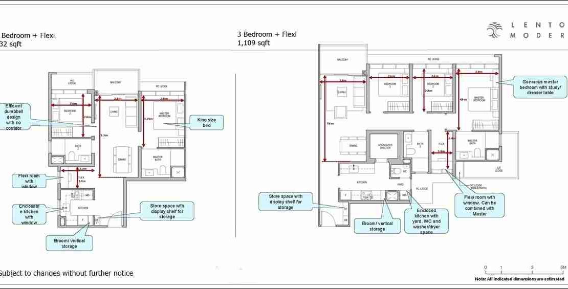 Lentor Modern - 2BR&3BR Flexi