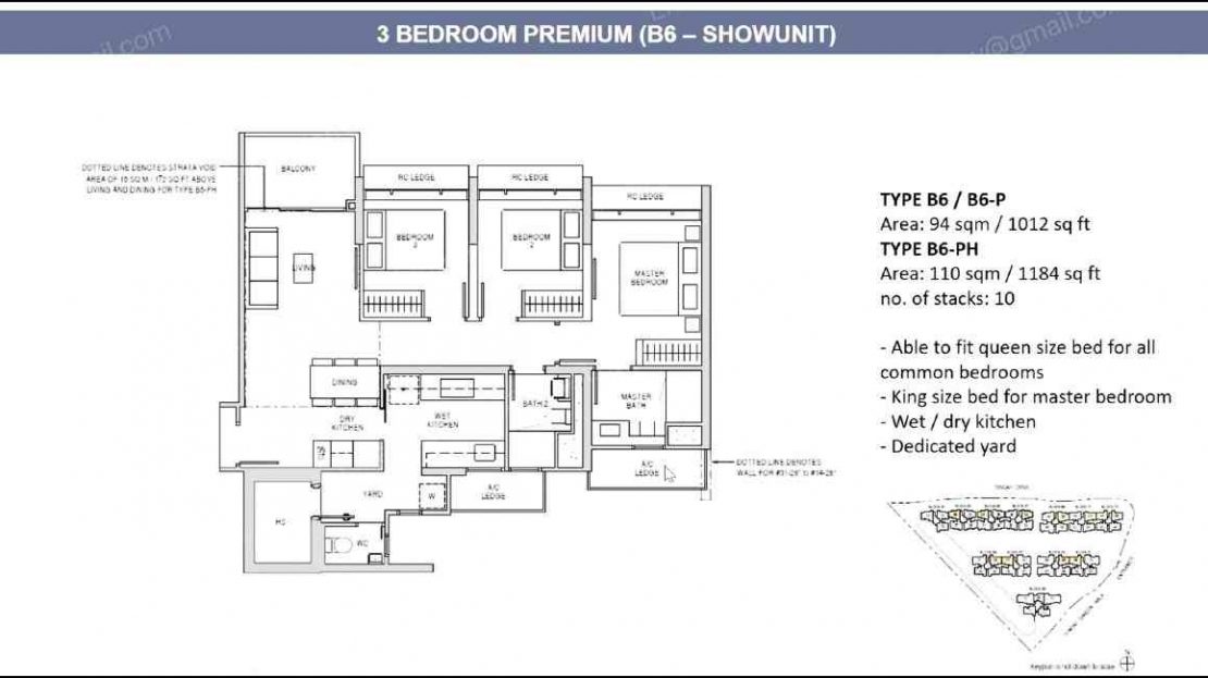 Copen Grand_3BR Premium floor plan