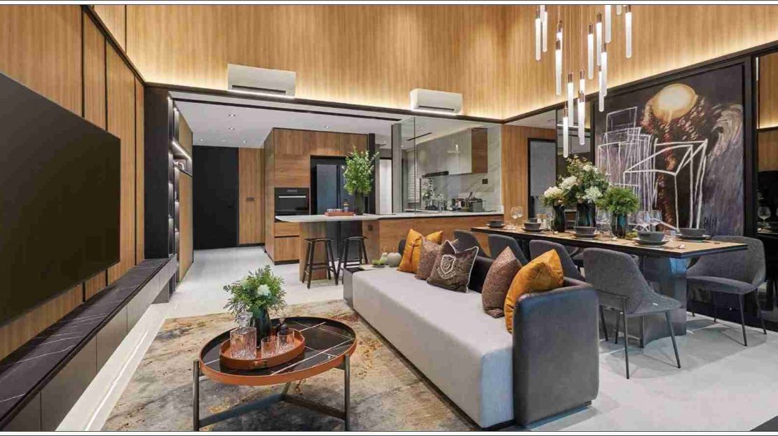 Blossom by The Park-4 Bedder Living room
