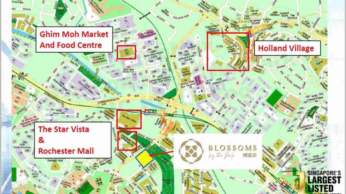 Blossom by The Park-F&B Nearby
