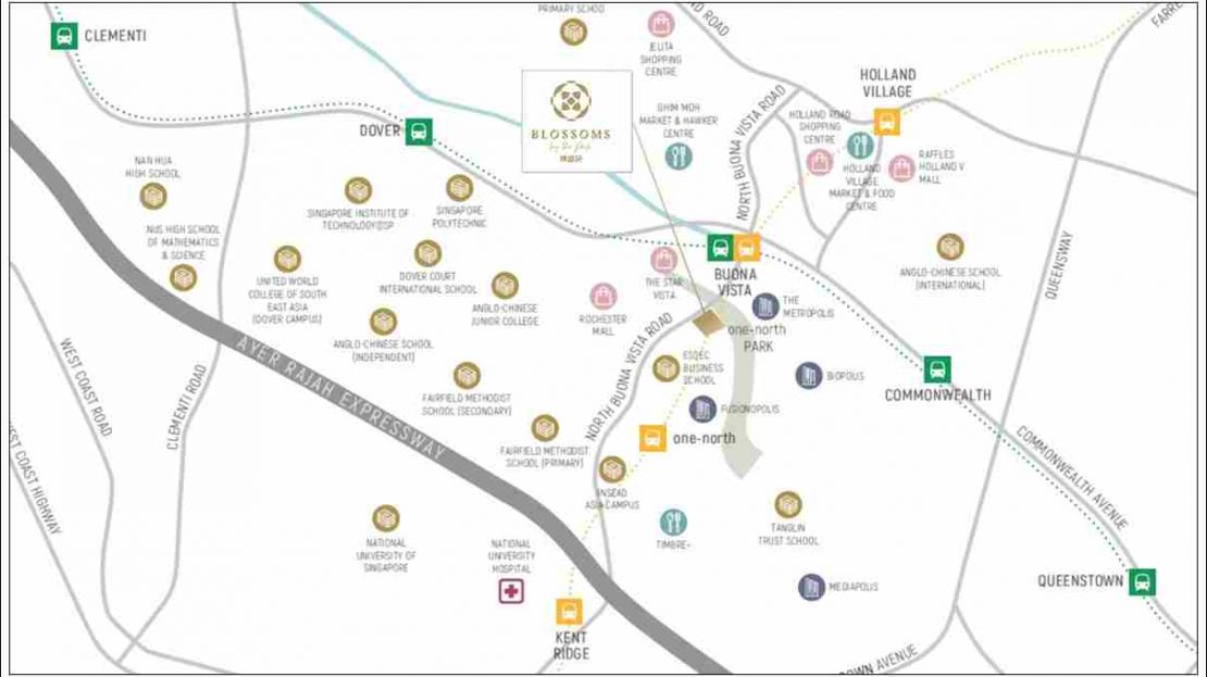 Blossom by The Park-Location Map