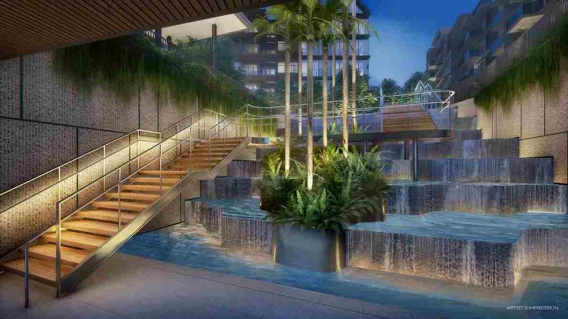 Terra Hill -Waterfall features
